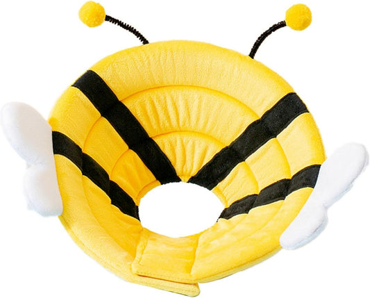 Soft And Breathable Cat Cone Collar With Cute Bee Design Ensure